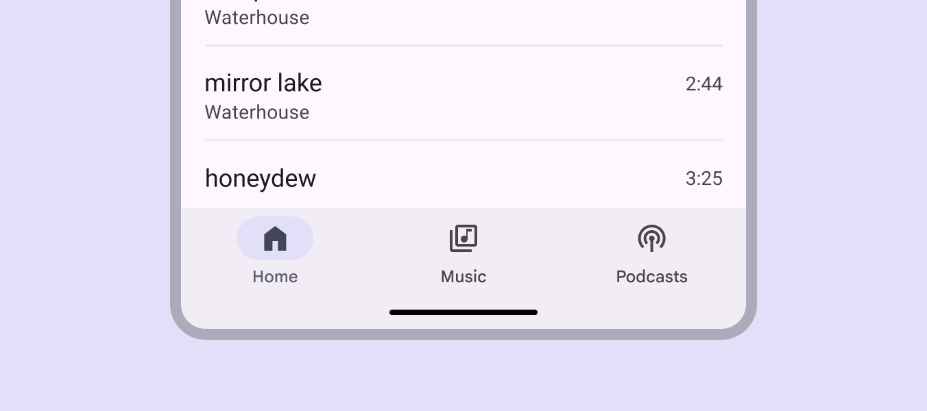 ShortNavigationBar Expressive